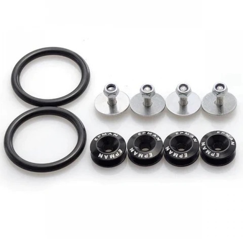 SUJETA PARAGOLPE CON GOMA NEGRO