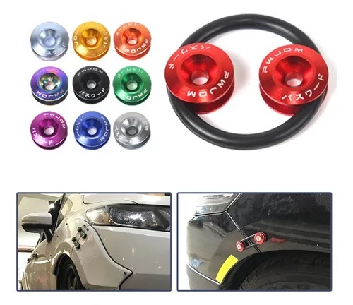 SUJETA PARAGOLPE CON GOMA CROMADO