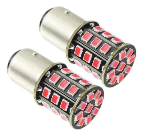 FOCO CON BASE 2F LED ROJO