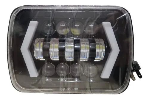 FAROS CUADRADO LED CON LUZ CHICA TIPO HILUX 98