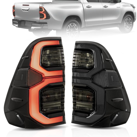 FAROS TRASEROS LED HILUX REVO FUME