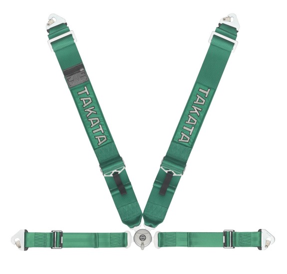 CINTURONES DE SEGURIDAD TIPO RACING TAKATA (VERDE) C/U