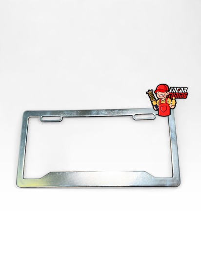 PORTA CHAPA CROMADO NORMAL UNIDAD