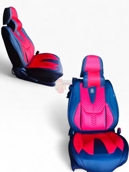 CUBRE ASIENTO JB NEGRO CON ROJO (CLARE)