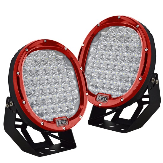 REFLECTOR LED GRANDE HIMEJI BORDE ROJO ( PAR )