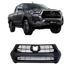 PARRILLA FRONTAL NEGRO HILUX REVO