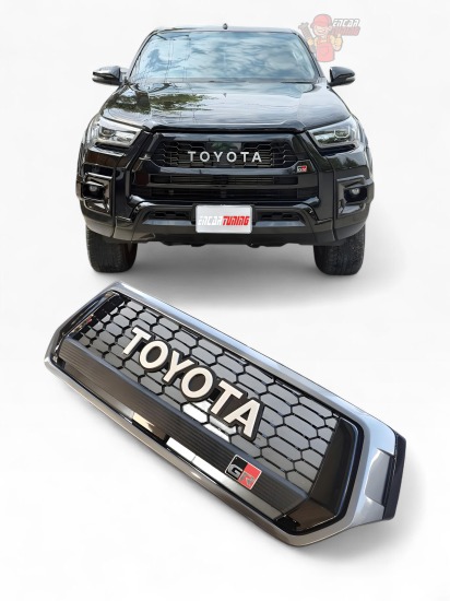 PARRILLA HILUX ROCCO DETALLE GRIS 2021+