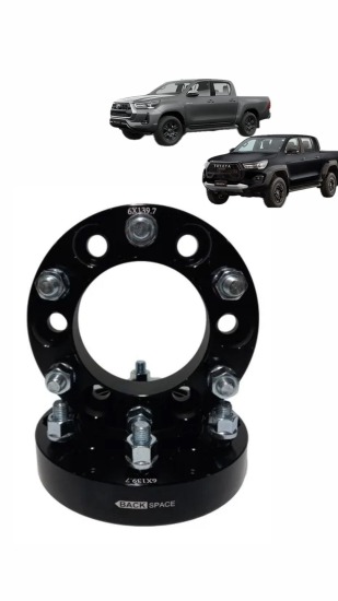 SEPARADOR 6X139 NEGRO C/ CENTRALIZADOR 1,5´ HILUX