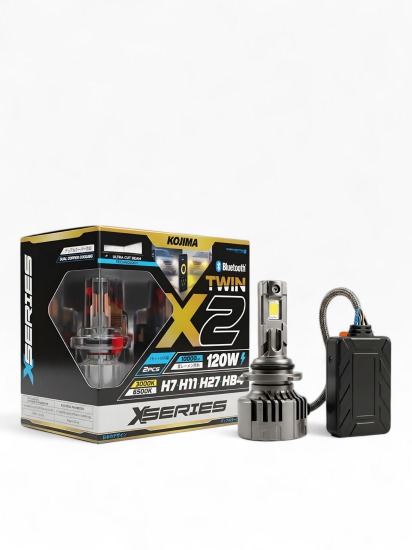 FOCO LED KOJIMA X2 TWIN H7 BT