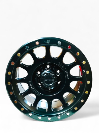 LLANTA METHOD NEGRO 6X139 ARO 17X9.0 (COD A765)