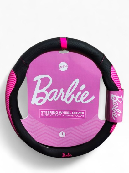 CUBRE VOLANTE BARBIE ENGOMADO ROSA 003