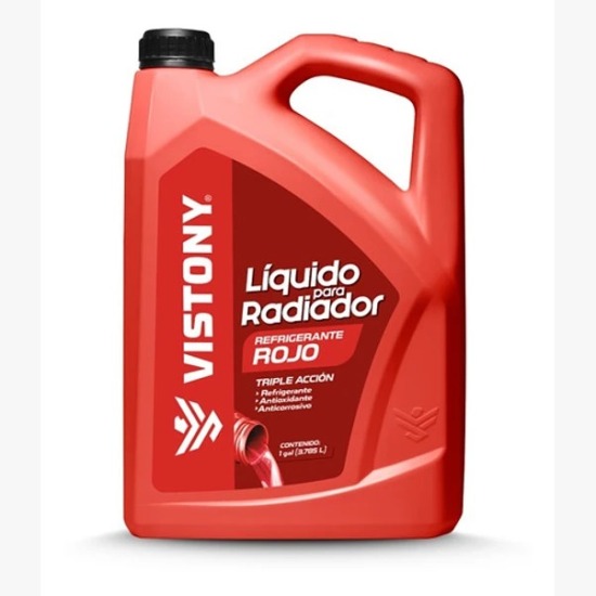 LIQUIDO RADIADOR ROJO GALON VISTONY