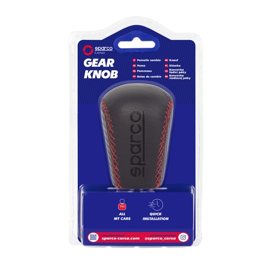 POMO CUERO DETALLE ROJO SPG105RD